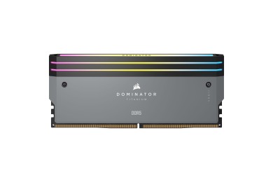 Corsair Dominator Titanium DDR5 RGB 64Go (2 x 32 Go) 6000 MHz CL30Gris | RAM PC GAMINIG| PC Gamer Casa