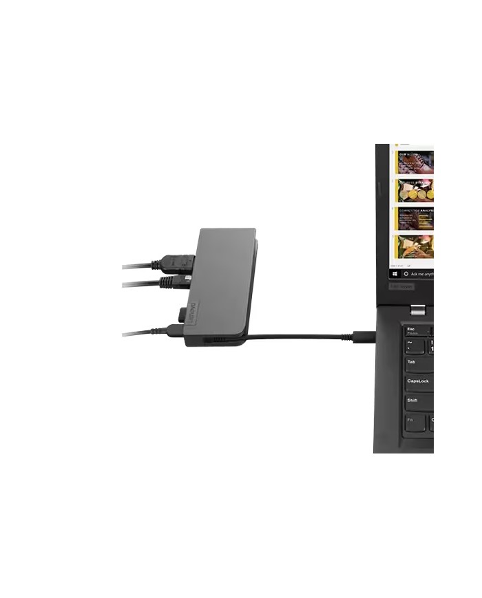 Concentrateur alimenté de voyage USB-C Lenovo Concentrateur alimenté de voyage USB-C Lenovo