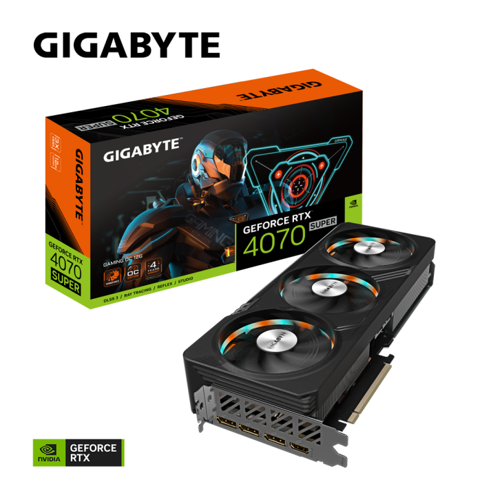 GIGABYTE RTX 4070 SUPER GAMING OC 12G GIGABYTE RTX 4070 SUPER GAMING OC 12G