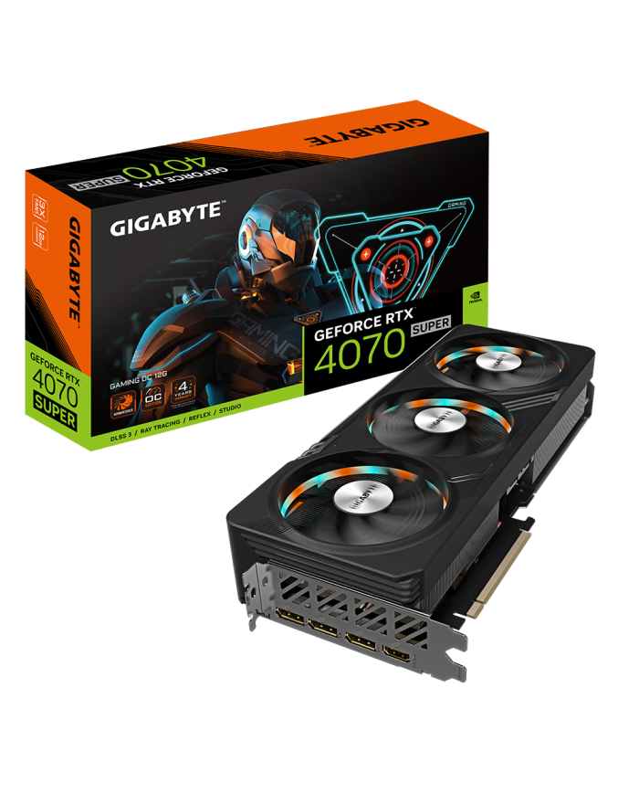 Gigabyte GeForce RTX 4070 SUPER GAMING OC 12G - Carte Graphique Gigabyte GeForce RTX 4070 SUPER GAMING OC 12G - Carte Graphique