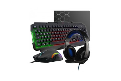 Pack PC Gamer AMD Ryzen 5 5600G Vega 7 Haute Performance avec Monitor , Chaise , Pack G-lab (Sourie , Clavier , Tapie et Casque)