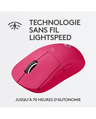 Logitech G Wireless Gaming Pro X Superlight (Magenta)