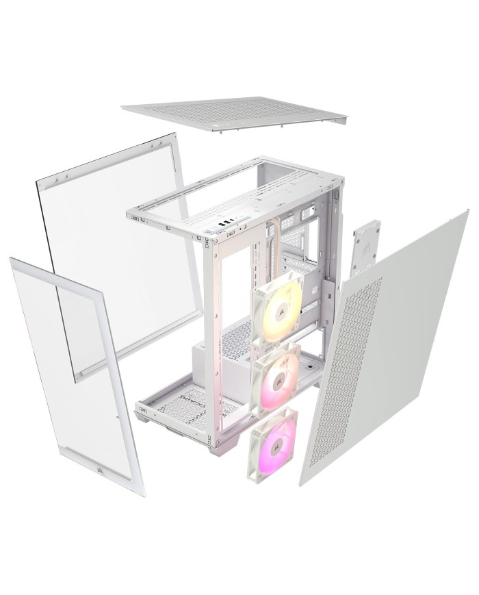 BOITIER CORSAIR 3500X ARGB (blanc) - Carte mère - Pc Gamer Casa