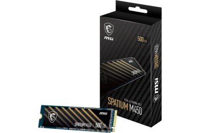 MSI SPATIUM M450 NVMe M.2 500GB - SSD MSI - Maroc