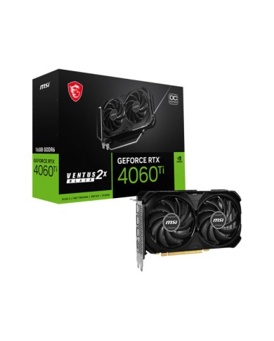 MSI GeForce RTX 4060 Ti VENTUS 2X BLACK 16G OC - Carte Graphique