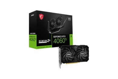 MSI GeForce RTX 4060 Ti VENTUS 2X BLACK 16G OC - Carte Graphique