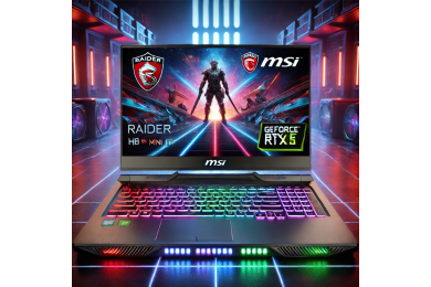 MSI Raider 18 HX A14VIG (i9-14900HX /128GB DDR5 / 2TB SSD / RTX 4090 16GB / 18″ 4K120Hz ) / Pc Portable Maroc