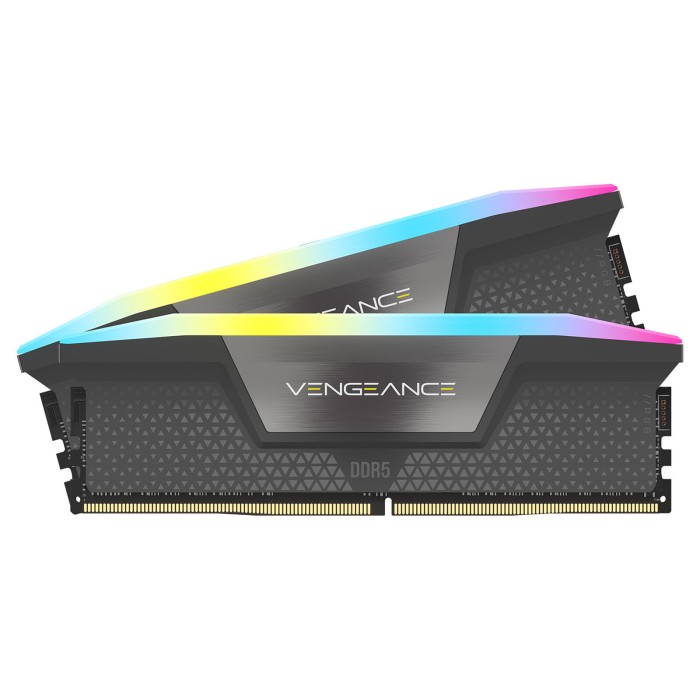 Corsair Vengeance RGB DDR5 32 Go (2 x 16 Go) 6000 MHz CL30 -Pc Gamer Casa Corsair Vengeance RGB DDR5 32 Go (2 x 16 Go) 6000 MHz CL30 -Pc Gamer Casa