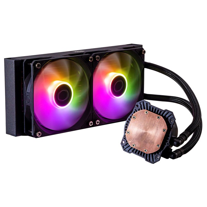 Cooler Master MasterLiquid 240L Core ARGB Black - PCGAMERCASA Cooler Master MasterLiquid 240L Core ARGB Black - PCGAMERCASA
