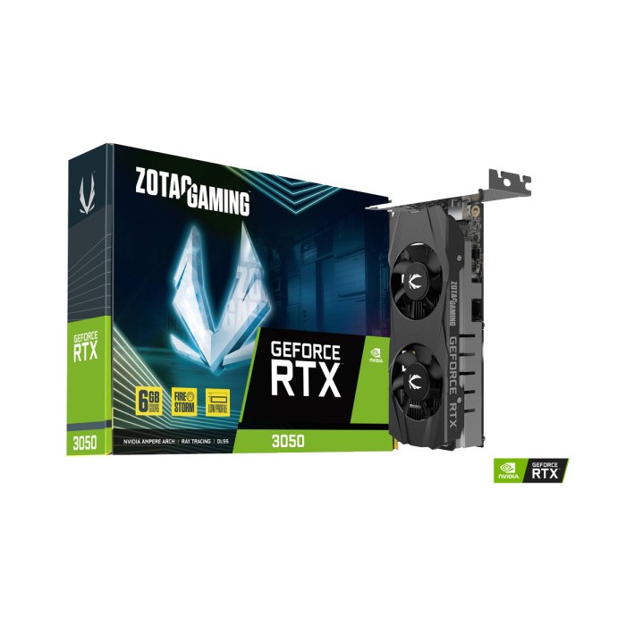 ZOTAC GeForce RTX 3050 LP 6GB GDDR6 | Carte Graphique ZOTAC GeForce RTX 3050 LP 6GB GDDR6 | Carte Graphique