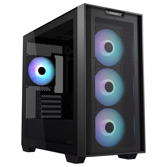 ASUS A21 Plus TG ARGB Black  - Boitier pc - Pc Gamer Casa ASUS A21 Plus TG ARGB Black  - Boitier pc - Pc Gamer Casa