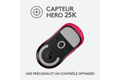 Logitech G Wireless Gaming Pro X Superlight 2 (Magenta) - Souris PC .