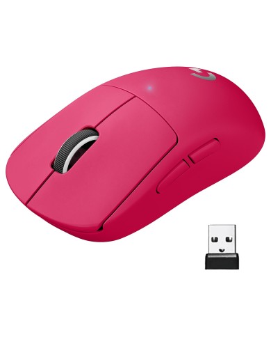 Logitech G Wireless Gaming Pro X Superlight 2 (Magenta) - Souris PC .