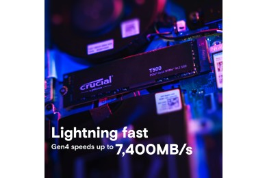 Crucial T500 2 TB (OEM) - SSD - 1 ANS GARANTIE Crucial T500 2 TB (OEM) - SSD - 1 ANS GARANTIE