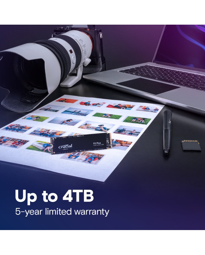 Crucial P3 Plus 2 TB (OEM) - SSD - Pc GAMER CASA Crucial P3 Plus 2 TB (OEM) - SSD - Pc GAMER CASA