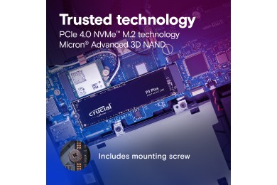 Crucial P3 Plus 2 TB (OEM) - SSD - Pc GAMER CASA Crucial P3 Plus 2 TB (OEM) - SSD - Pc GAMER CASA