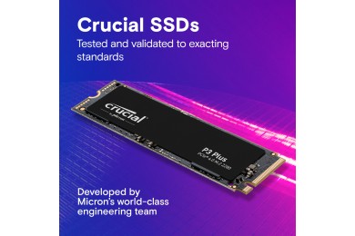 Crucial P3 Plus 2 TB (OEM) - SSD - Pc GAMER CASA Crucial P3 Plus 2 TB (OEM) - SSD - Pc GAMER CASA