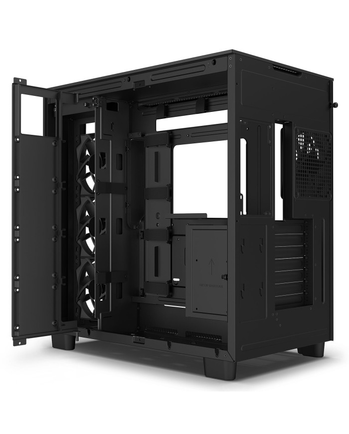 NZXT H9 Flow Noir - Boîtier PC - Pc Gamer Maroc