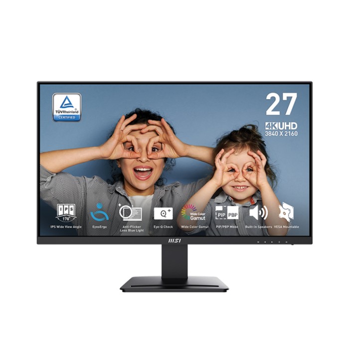MSI PRO MP273U 27" IPS 60Hz 4K - ECRAN PC MSI PRO MP273U 27" IPS 60Hz 4K - ECRAN PC