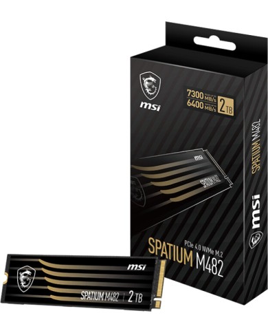 MSI SPATIUM M482 NVME 2TB - Disque SSD MSI SPATIUM M482 NVME 2TB - Disque SSD