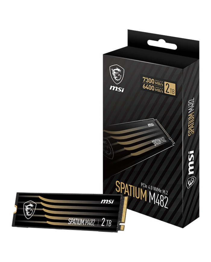MSI SPATIUM M482 NVME 2TB - Disque SSD MSI SPATIUM M482 NVME 2TB - Disque SSD