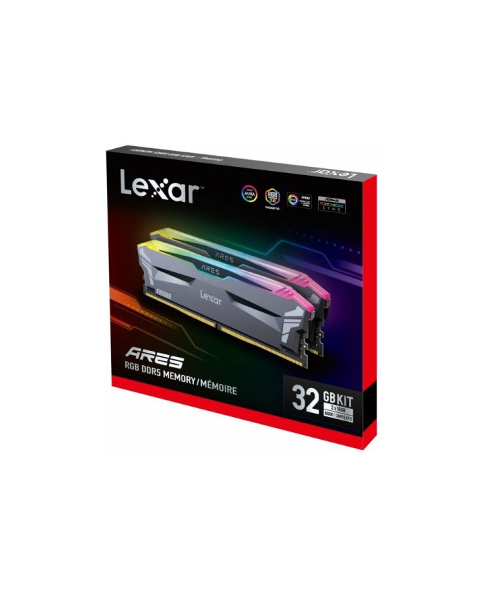 RAM Lexar ARGB ARES DDR5 32 Go (2x16 Go) - 6000 MHz CL30.