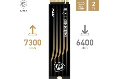 MSI SPATIUM M482 NVME 2TB - Disque SSD MSI SPATIUM M482 NVME 2TB - Disque SSD