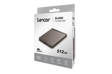 SSD Portable Lexar® SL200 512 Go - Disque Dur Externe SSD Portable Lexar® SL200 512 Go - Disque Dur Externe