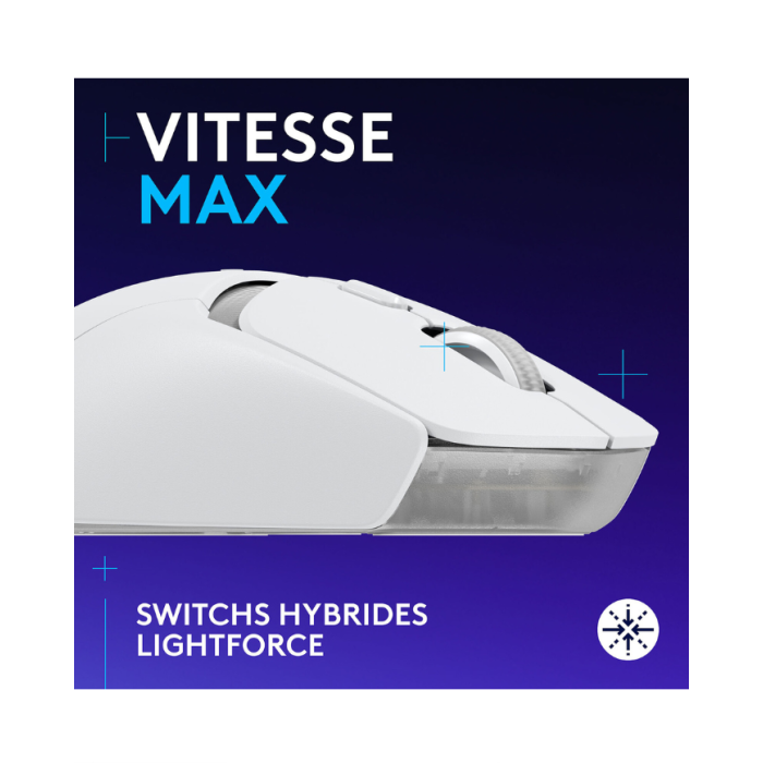 Logitech G G309 Lightspeed Blanc - Souris PC.