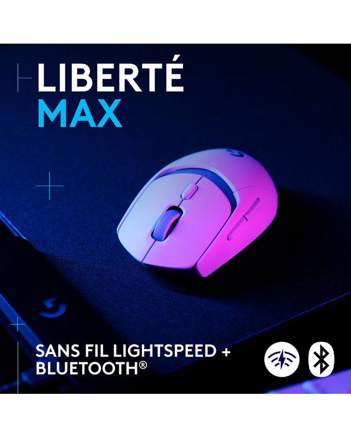 Logitech G G309 Lightspeed Blanc - Souris PC. Logitech G G309 Lightspeed Blanc - Souris PC.