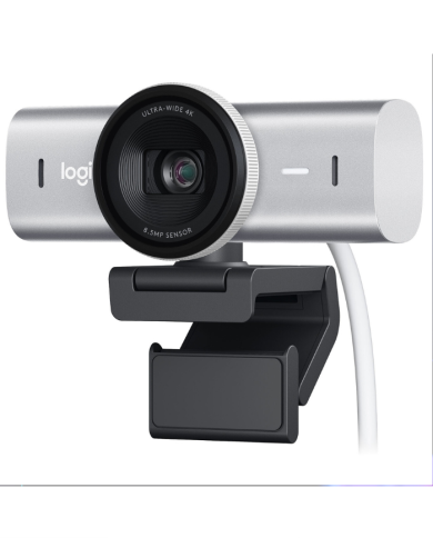 Logitech MX BRIO Gris Pâle Webcam - Ultra HD 4K Logitech MX BRIO Gris Pâle Webcam - Ultra HD 4K