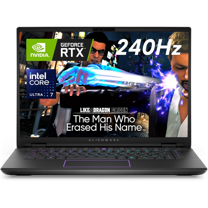 Dell Alienware m16 R2 2024 ULTRA9 185H/RTX 4070/32G/1TO  -  PC portable Dell Alienware m16 R2 2024 ULTRA9 185H/RTX 4070/32G/1TO  -  PC portable