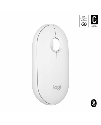 Logitech Pebble 2 M350s (Blanc) - Souris PC