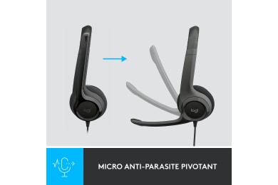 Logitech USB Headset H390 - Micro-casque - Pc Gamer Casa Logitech USB Headset H390 - Micro-casque - Pc Gamer Casa