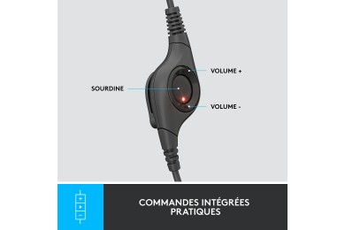 Logitech USB Headset H390 - Micro-casque - Pc Gamer Casa Logitech USB Headset H390 - Micro-casque - Pc Gamer Casa