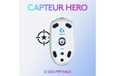 Logitech G305 Lightspeed Wireless Gaming Mouse (Blanc) Logitech G305 Lightspeed Wireless Gaming Mouse (Blanc)