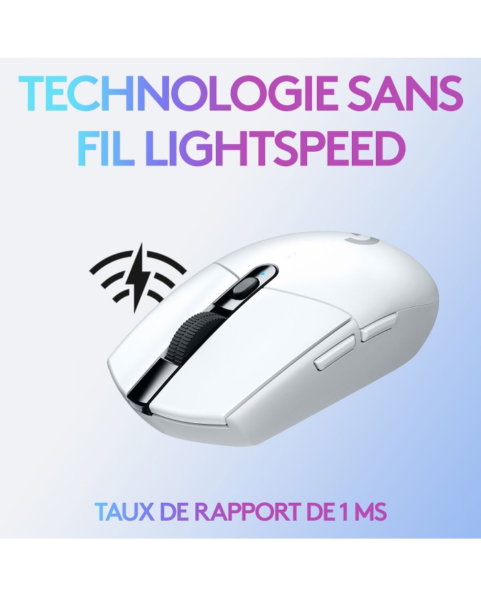 Logitech G305 Lightspeed Wireless Gaming Mouse (Blanc) Logitech G305 Lightspeed Wireless Gaming Mouse (Blanc)