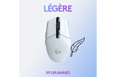 Logitech G305 Lightspeed Wireless Gaming Mouse (Blanc) Logitech G305 Lightspeed Wireless Gaming Mouse (Blanc)