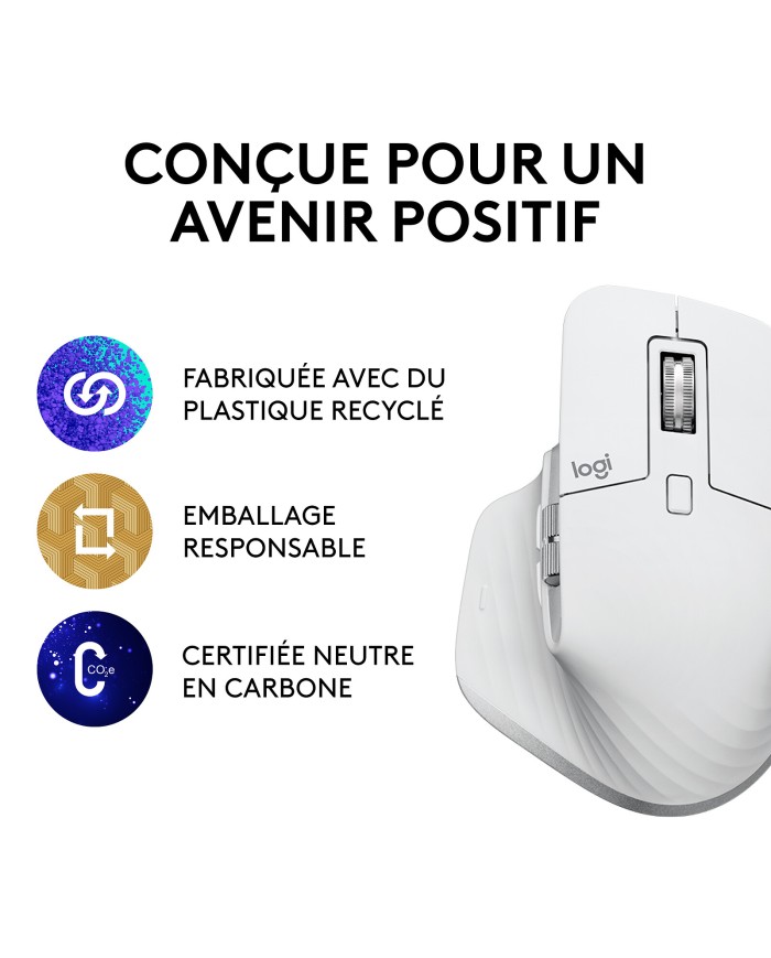 Logitech MX Master 3S (Pale Grey) - Souris PC - Pc Gamer Casa Logitech MX Master 3S (Pale Grey) - Souris PC - Pc Gamer Casa