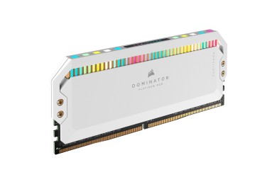 Corsair Dominator Platinum DDR5 RGB 32 Go (2 x 16 Go) 6000 MHz CL30 - Blanc - Pc Gamer Casa