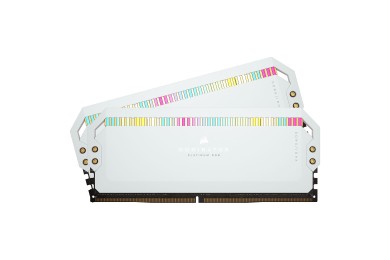 Corsair Dominator Platinum DDR5 RGB 32 Go (2 x 16 Go) 6000 MHz CL30 - Blanc - Pc Gamer Casa
