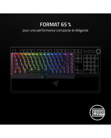 Razer BlackWidow V3 Mini HyperSpeed (Yellow Switches) – Clavier Gaming Razer BlackWidow V3 Mini HyperSpeed (Yellow Switches) – Clavier Gaming