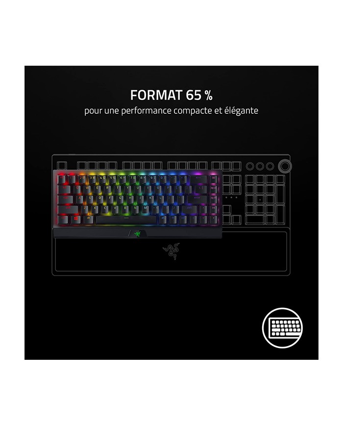 Razer BlackWidow V3 Mini HyperSpeed (Yellow Switches) – Clavier Gaming