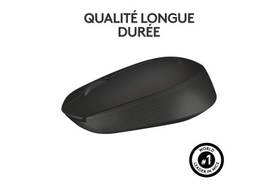 Logitech M171 Wireless Mouse (Noir) - Souris Pc Logitech M171 Wireless Mouse (Noir) - Souris Pc