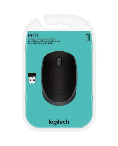 Logitech M171 Wireless Mouse (Noir) - Souris Pc