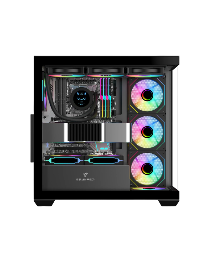 CONNECT Panoglass ARGB v2 - Boîtier gamer CONNECT Panoglass ARGB v2 - Boîtier gamer