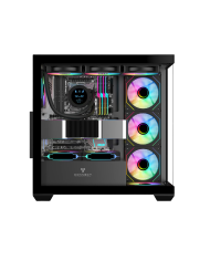 CONNECT Panoglass ARGB v2 - Boîtier gamer CONNECT Panoglass ARGB v2 - Boîtier gamer