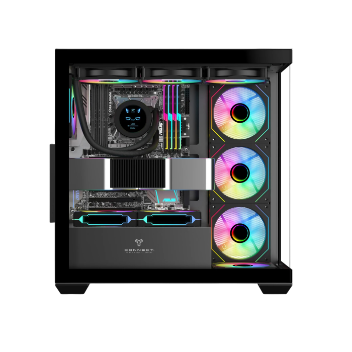 CONNECT Panoglass ARGB v2 - Boîtier gamer CONNECT Panoglass ARGB v2 - Boîtier gamer