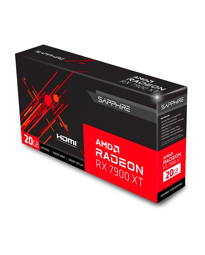 Sapphire Radeon RX 7900 XT 20 Go. - Carte Graphique Sapphire Radeon RX 7900 XT 20 Go. - Carte Graphique