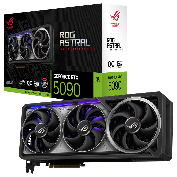 ASUS GeForce ROG Astral GeForce RTX 5090 32GB GDDR7 OC Edition - Carte Graphique ASUS GeForce ROG Astral GeForce RTX 5090 32GB GDDR7 OC Edition - Carte Graphique